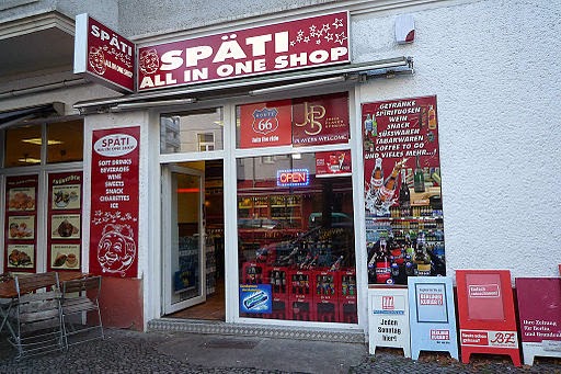 Typischer Späti in Berlin