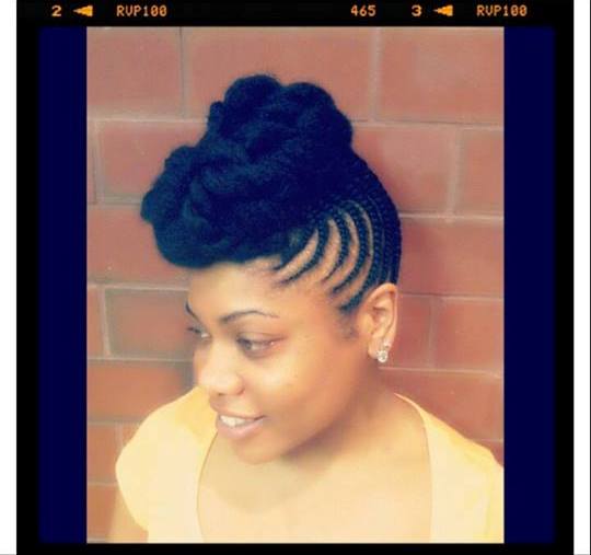 Natural Hair My Wedding Updo Fabellis