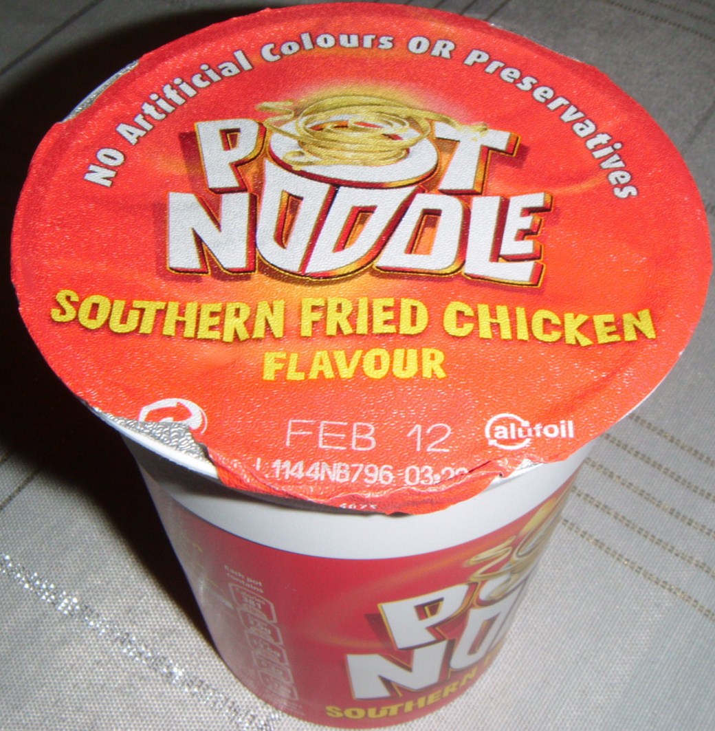 FOODSTUFF FINDS Southern Fried Chicken Pot Noodle [By SpectreUK]