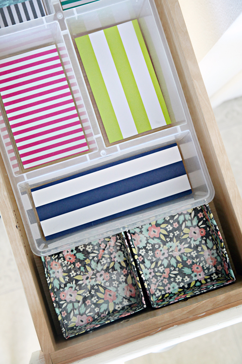 Make Drawer Organizers with Cardboard Boxes - The Homes I Have Made