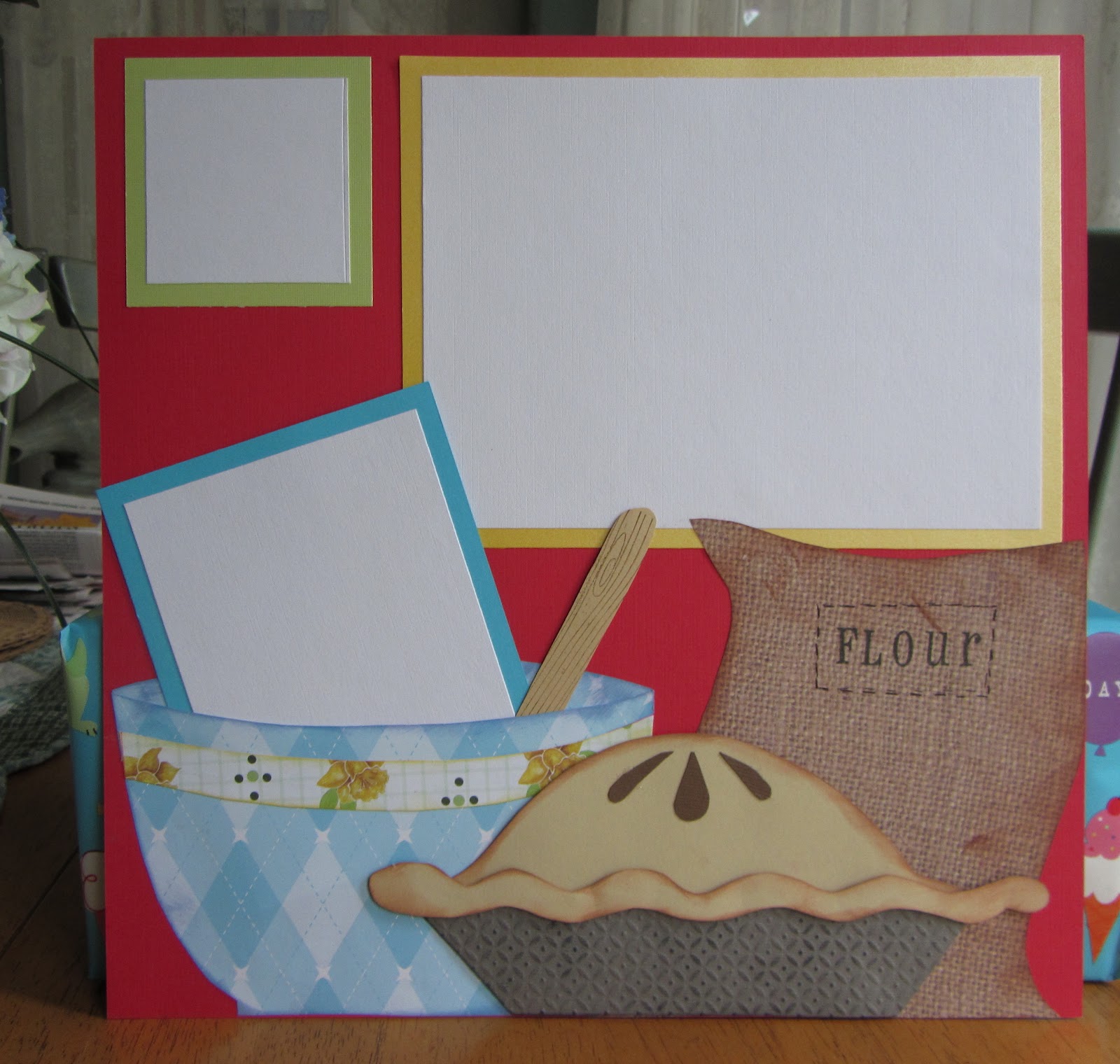 ARTFUL WHIMSIES Cooking Scrapbook Pages