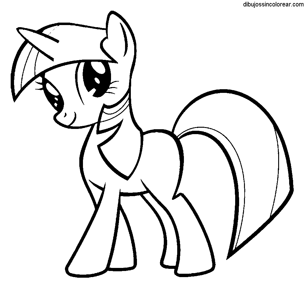 My little pony para pintar - Imagui