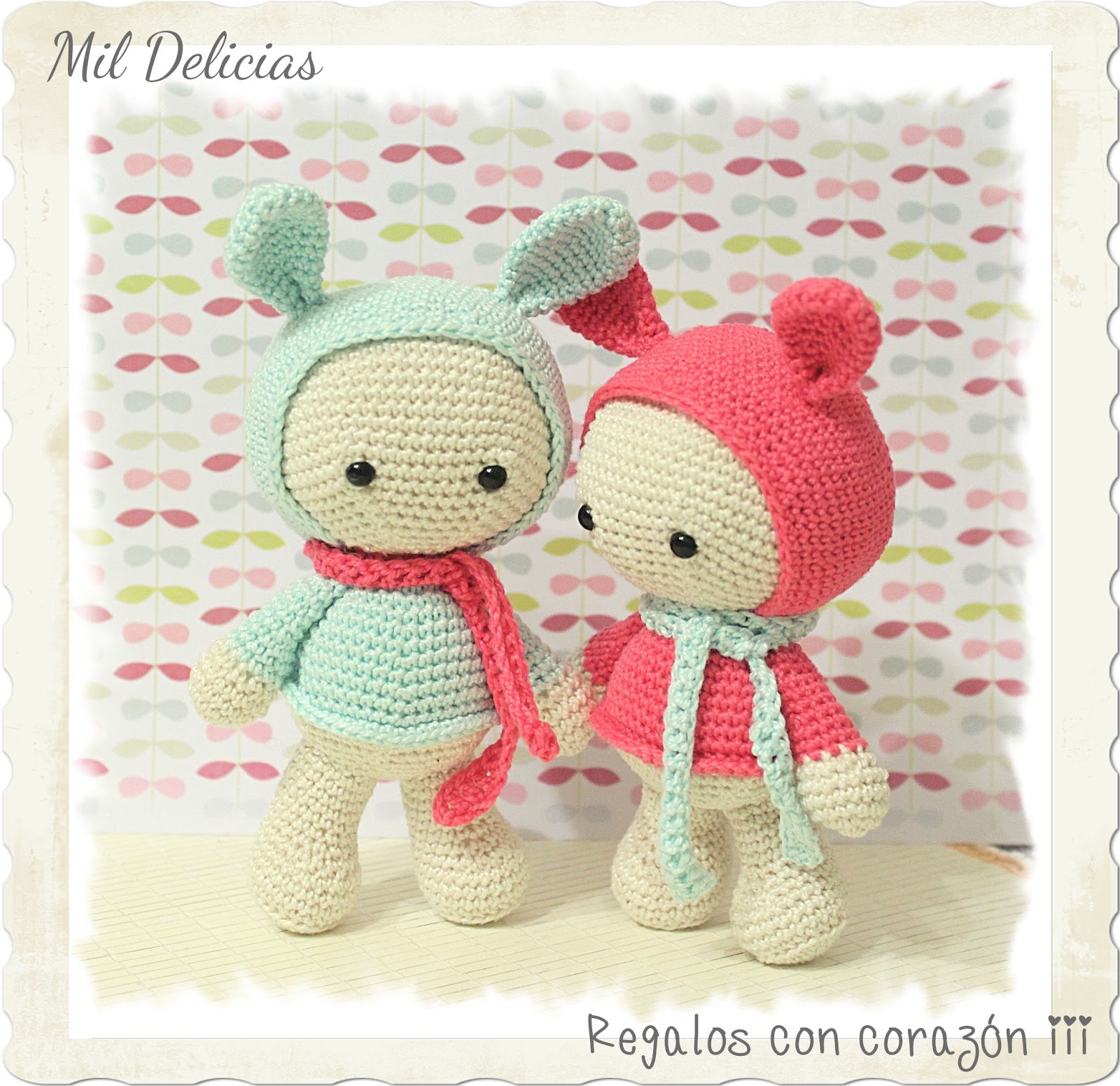 Amelia y Melitón Amigurumis