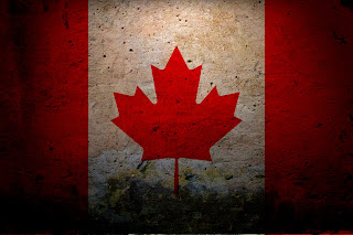 Canada Flag On Wall HD Wallpaper