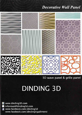 Panel Dekoratif Dinding 3 D