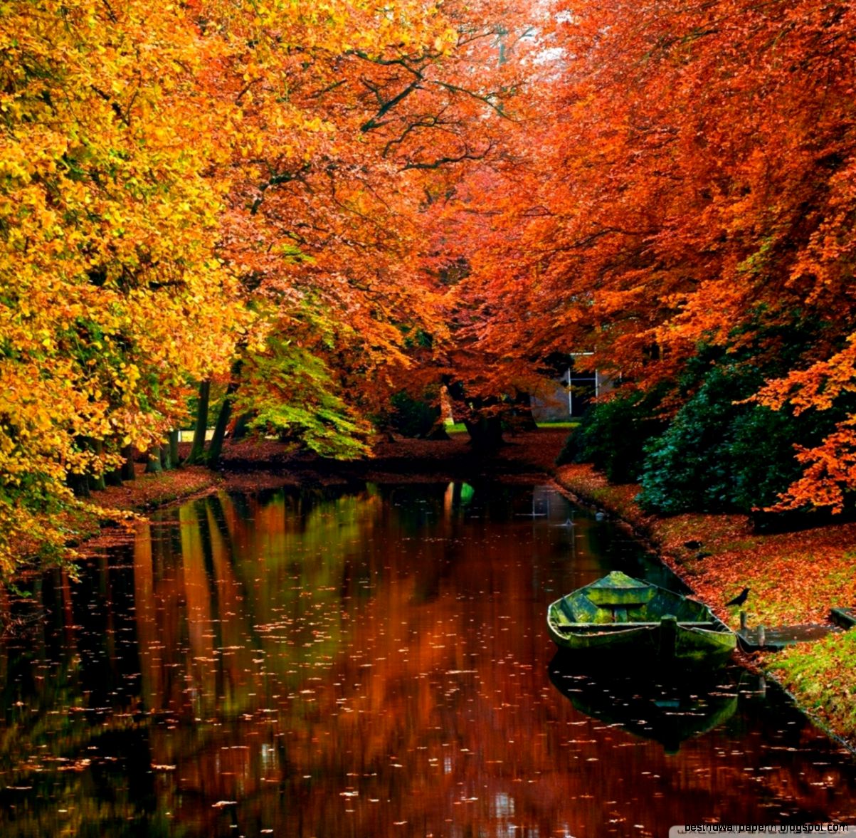 Lake In Autumn Landscape HD desktop wallpaper High Definition Lake In Autumn Landscape HD desktop wallpaper High Definition