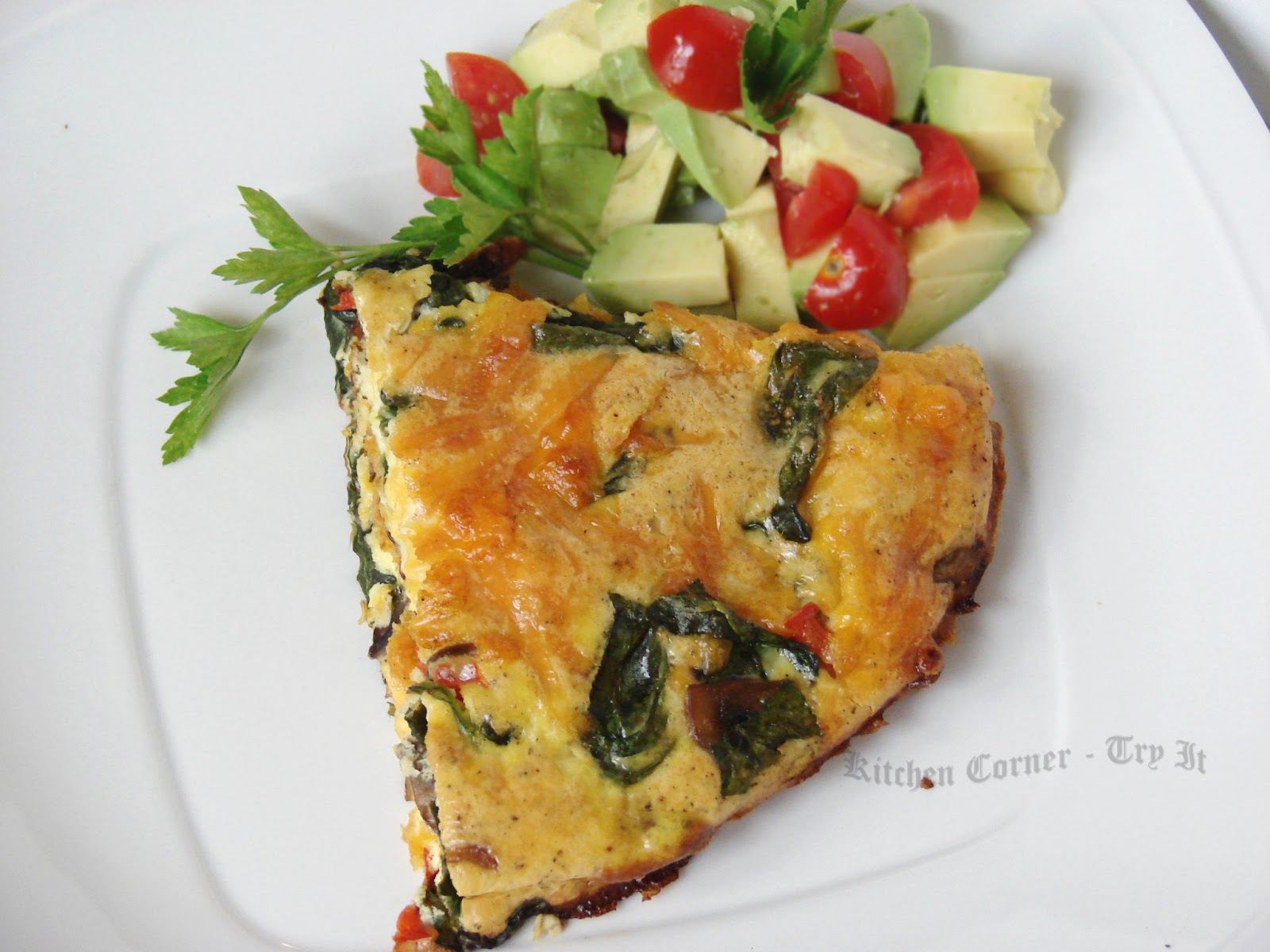 Spinach Mushroom Frittata
