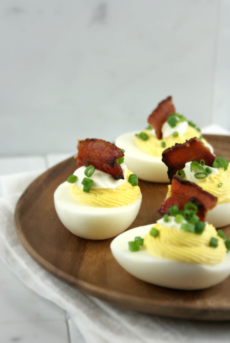 Authentic Suburban Gourmet “Baked Potato” Deviled Eggs Friday Night