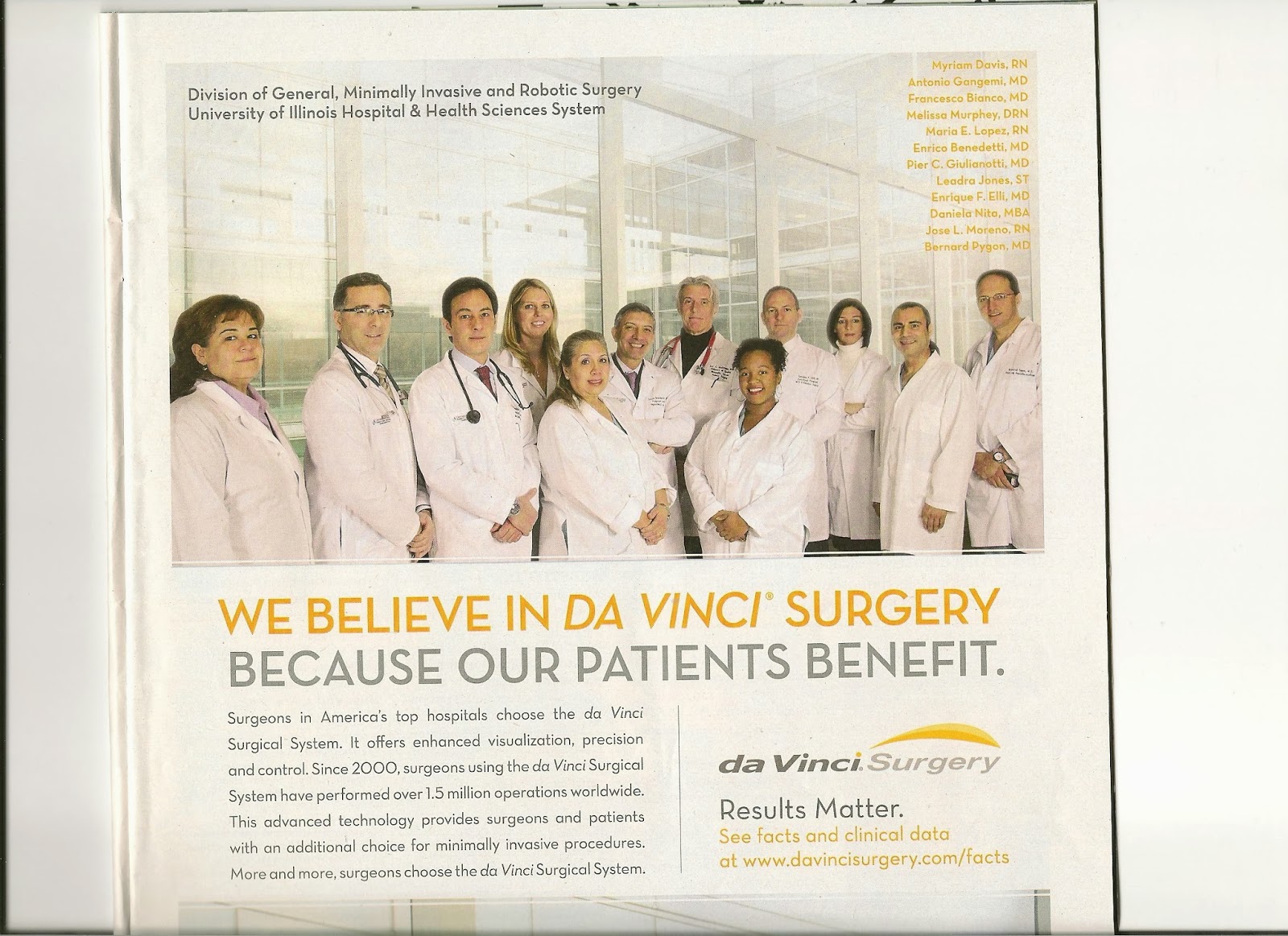 An image of the ad from Not Running a Hospital.