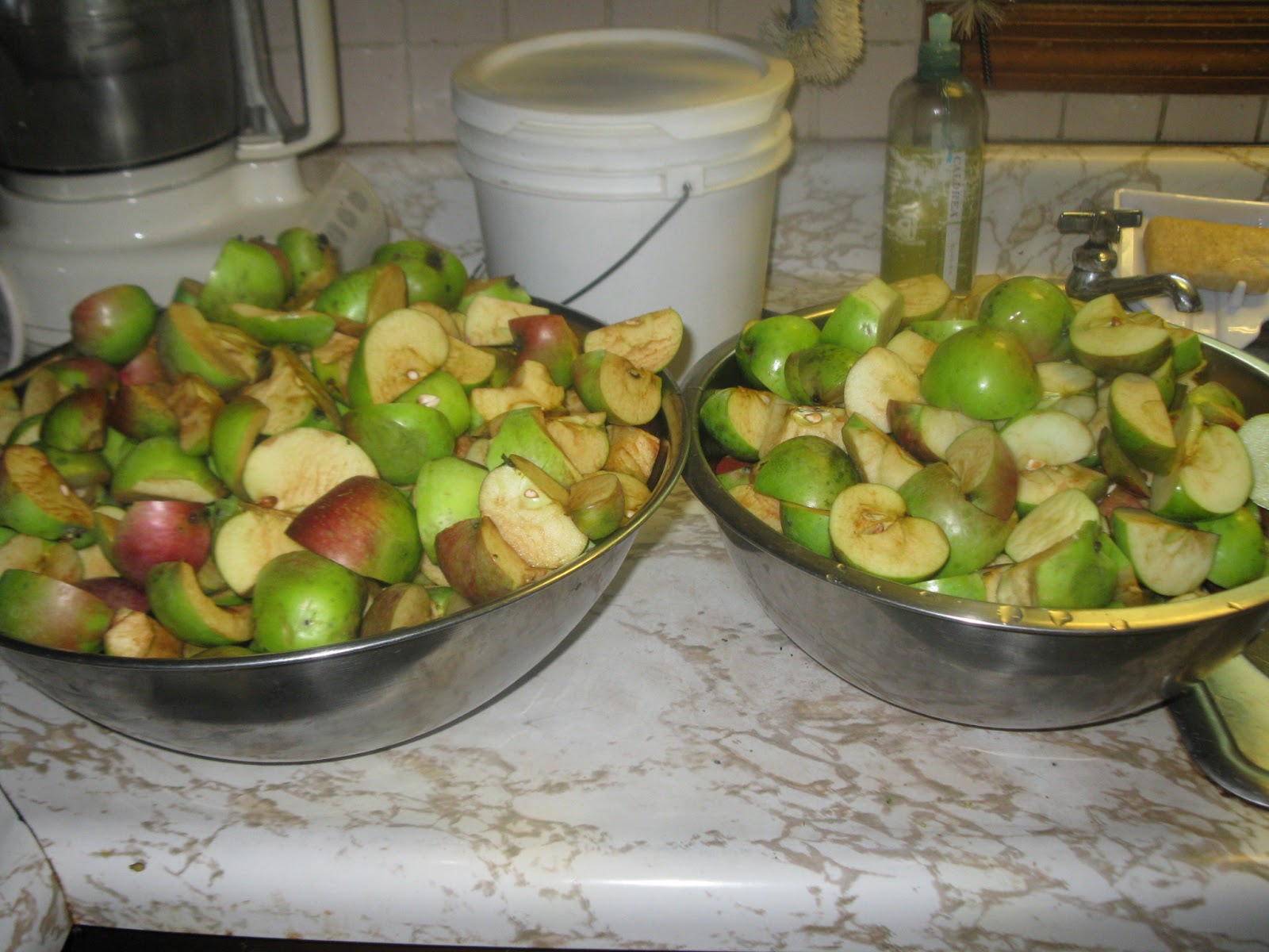 Simply Homemaking Windfall apples sauce...