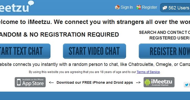 Chatroulette sign in required