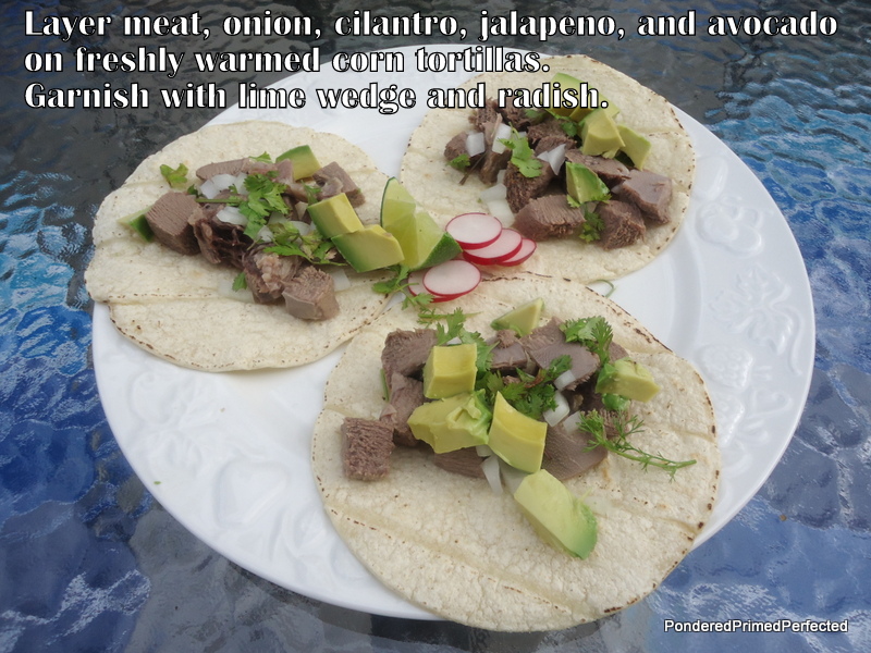 Pondered Primed Perfected Yummy Tacos de Lengua