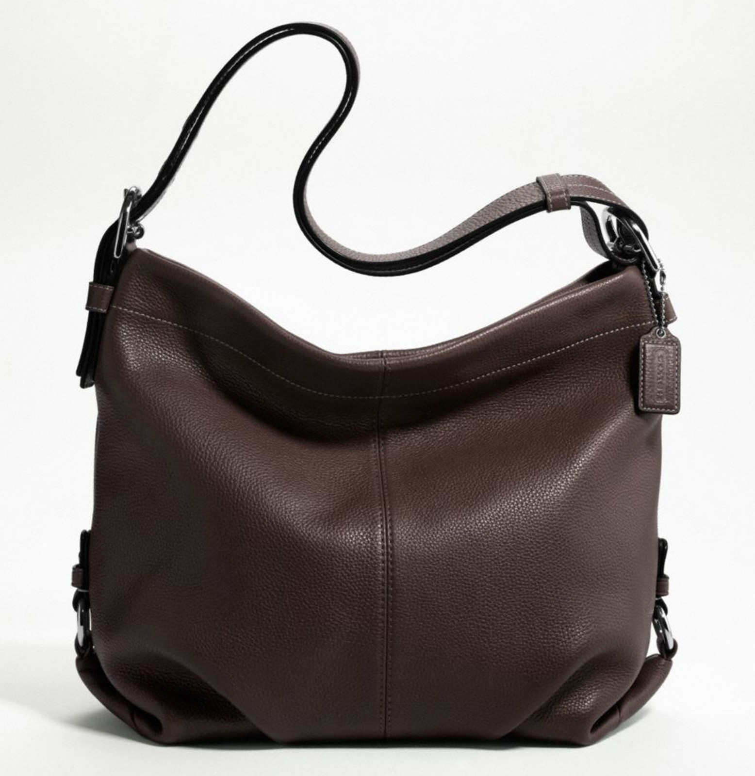 Coach leather duffle crossbody bag