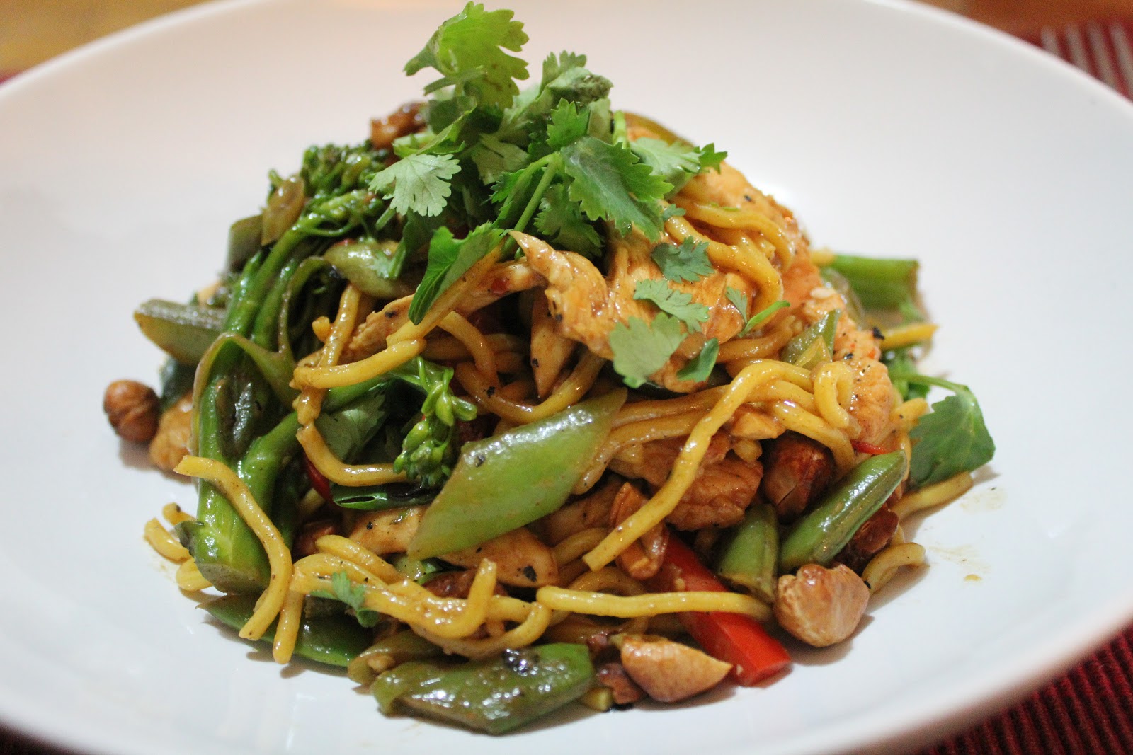 a dash of flavour Sweet Chilli Chicken and Cashew Stir Fry