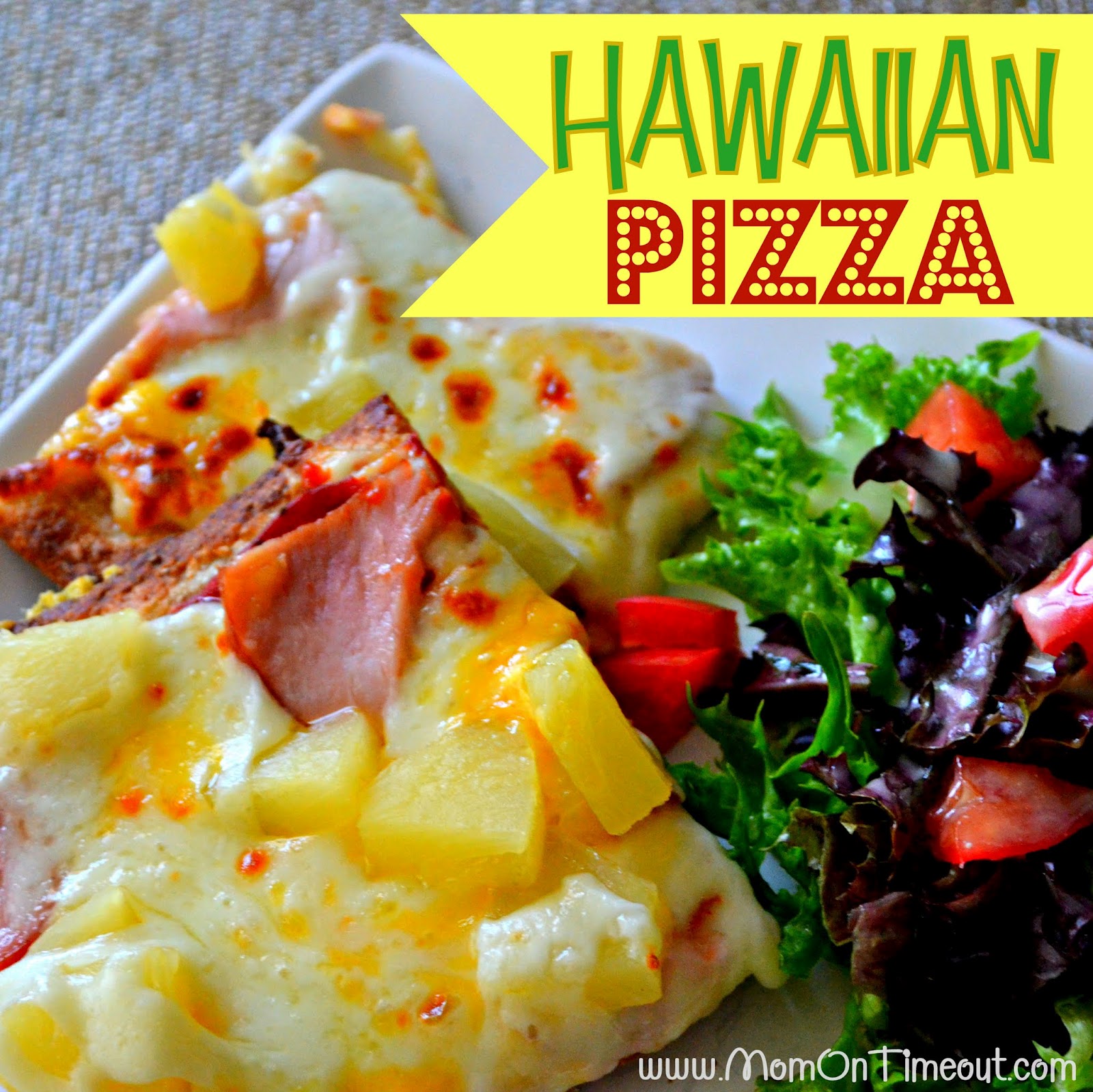 Artisan Crust Hawaiian Pizza Mom On Timeout