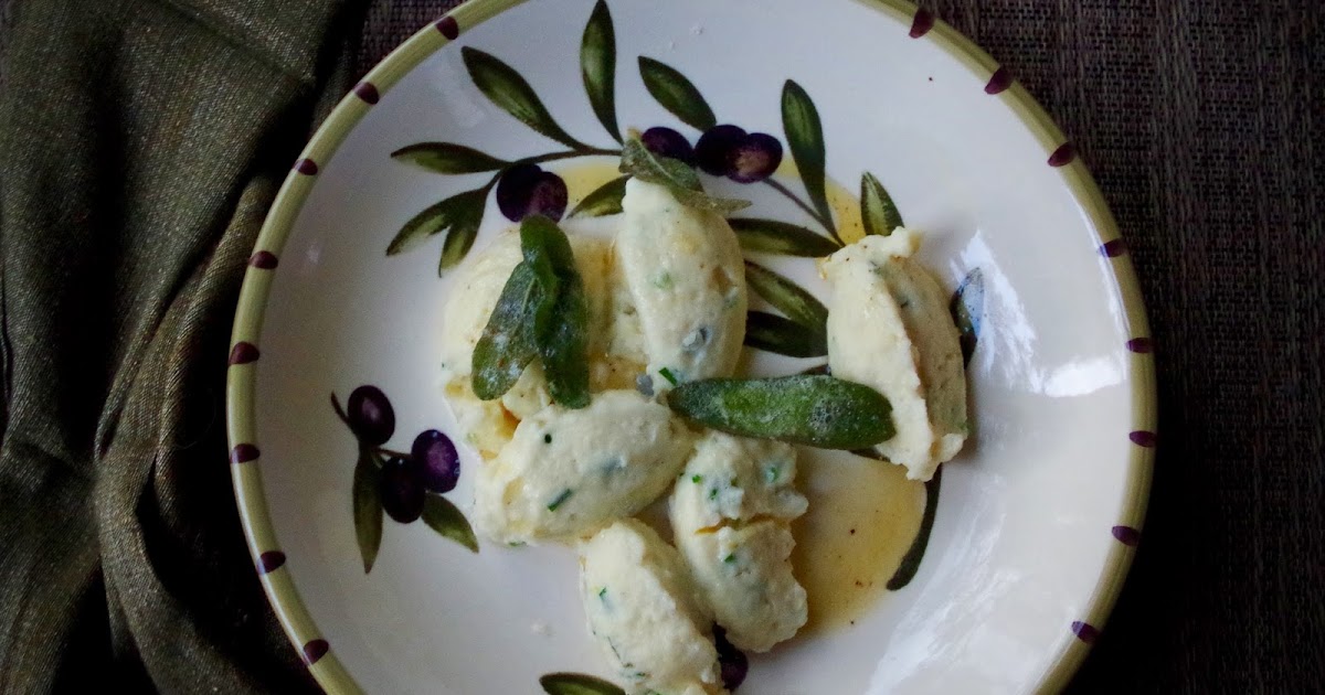 Semolina and Ricotta Gnocchi with a Sage Butter Sauce