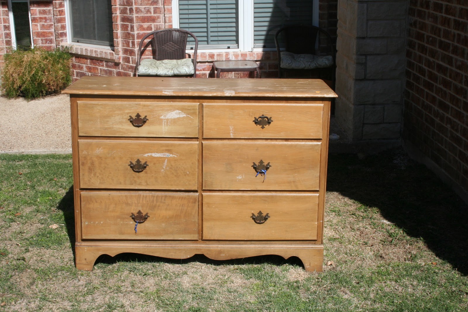Much Ado About Nothing Garage Sale Dresser Makeover