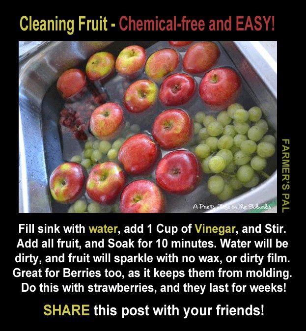 CLEANING FRUIT