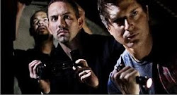 ghost adventures there names are Zak bagans, Nick Groff, and Aaron goodwins