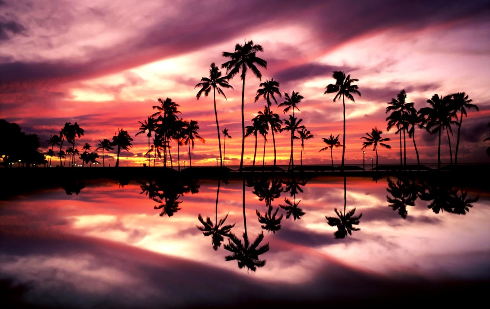 Oahu Hawaii Beaches Sunset Oahu Hawaii Beaches Sunset