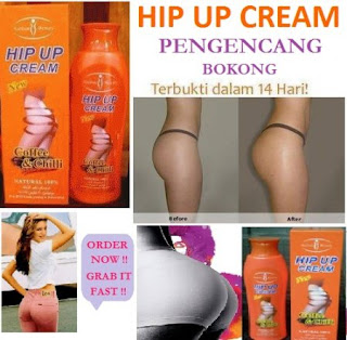 Hasil Hip Up Lotion Cream Pengencang dan Pembesar Bokong / Pantat