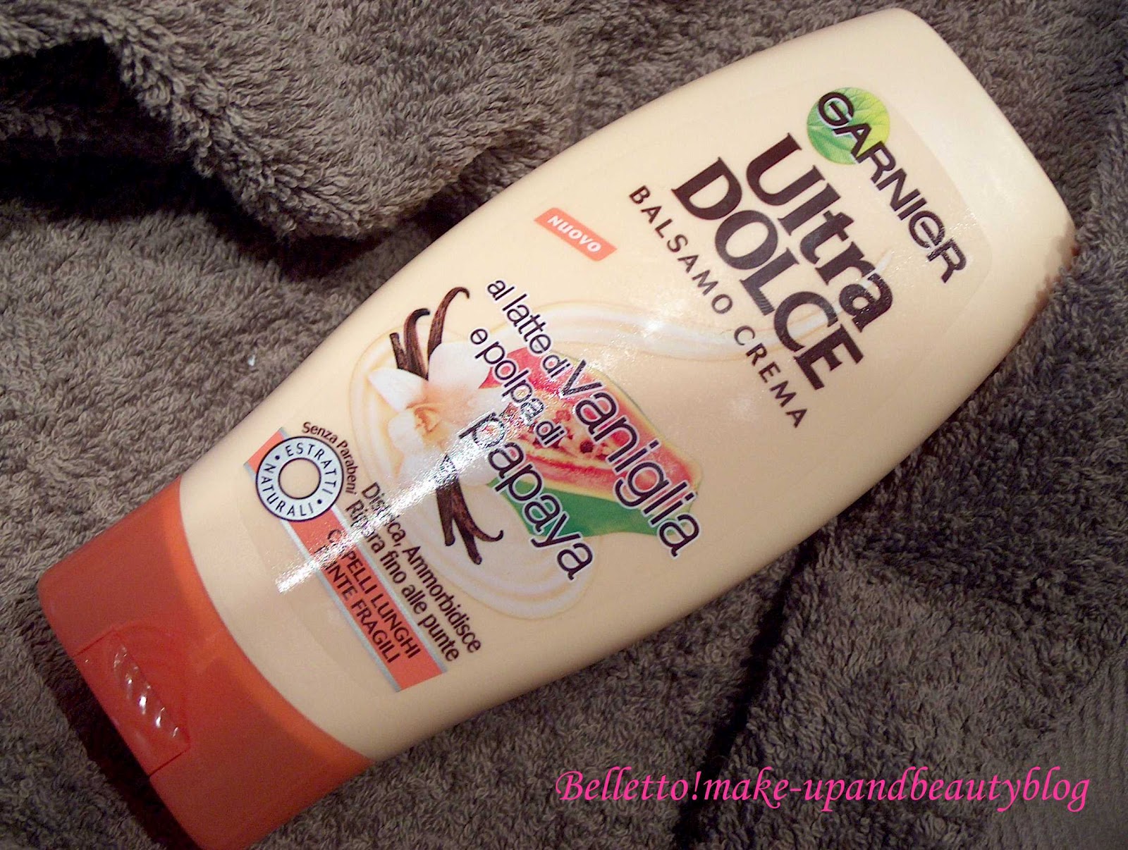 Belletto Make Up And Beauty Blog Garnier Ultra Dolce Balsamo Crema Al Latte Di Vaniglia E Polpa Di Papaya