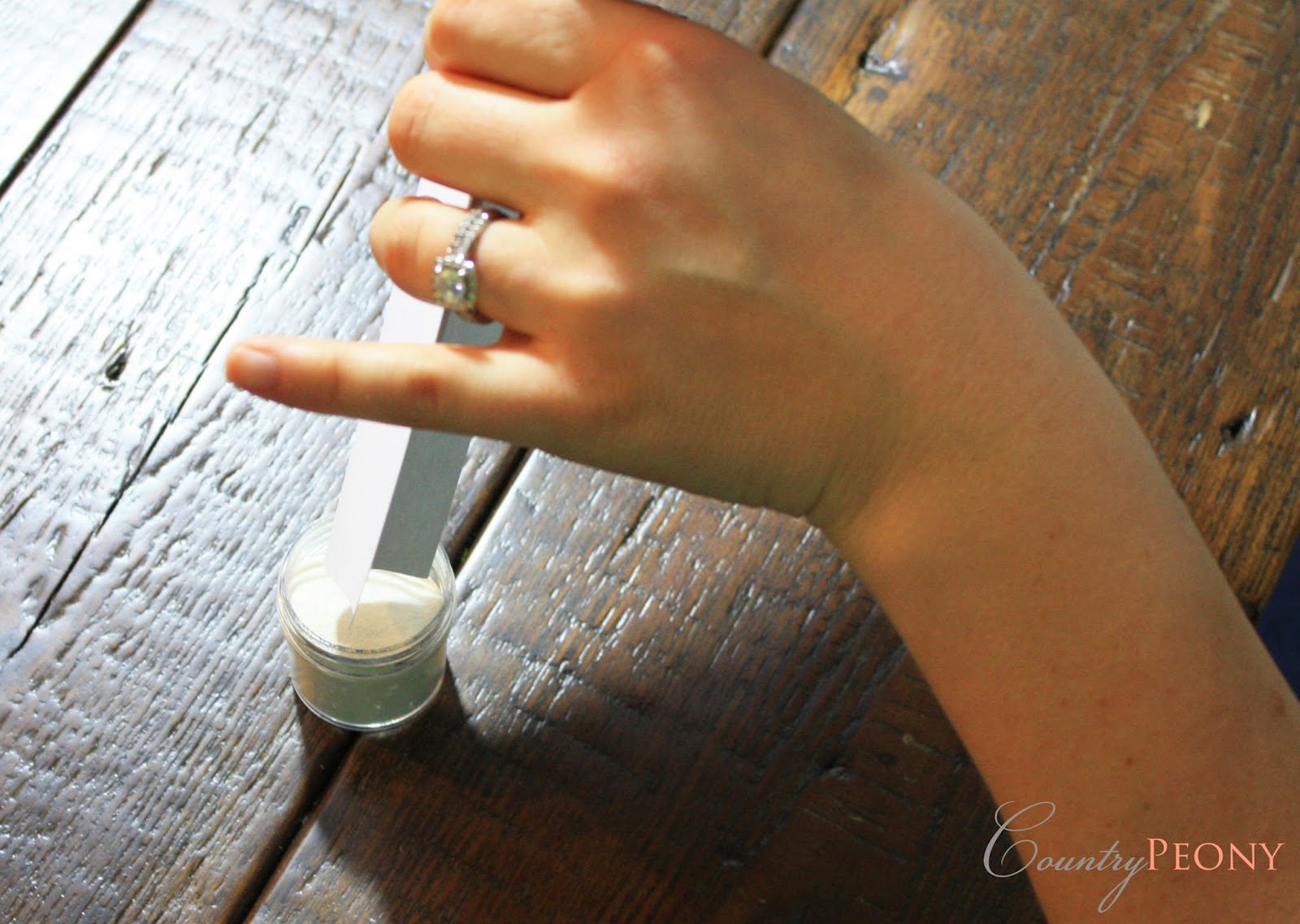 Country Peony How To Embossing Powder