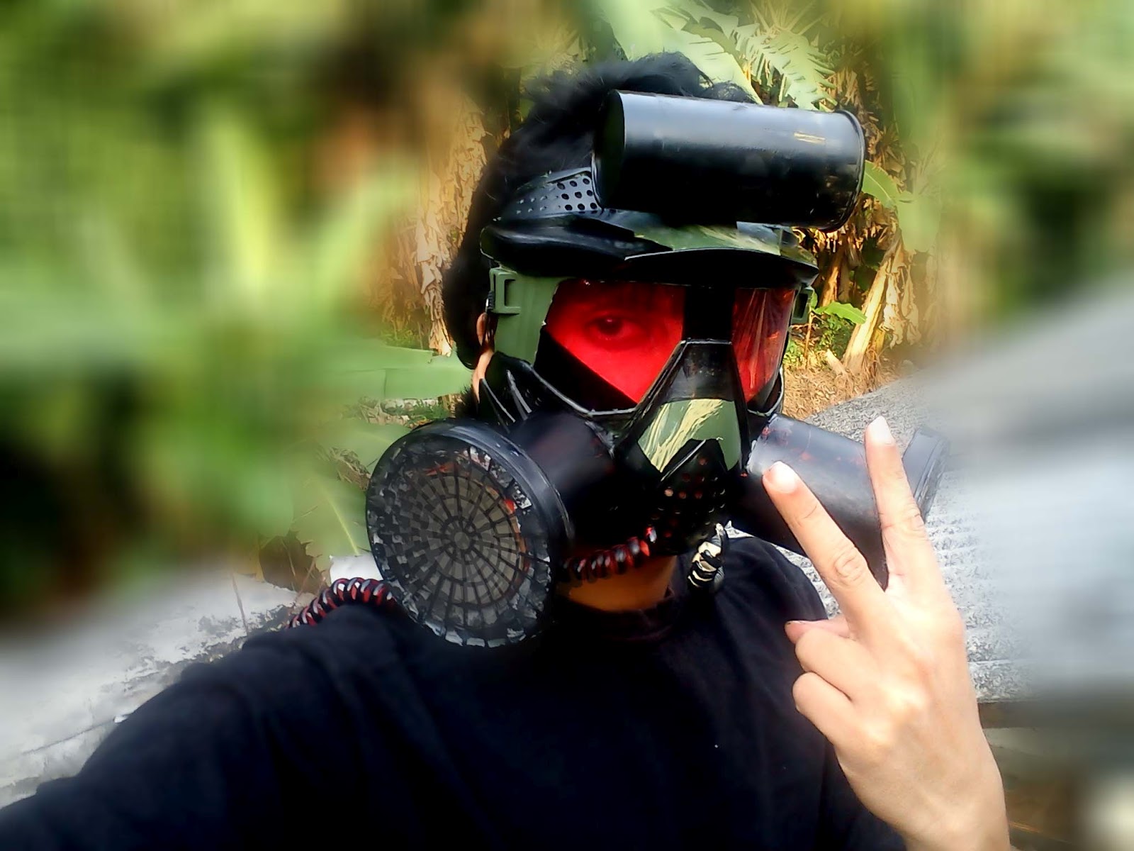 CharithMania HOW TO MAKE A GAS MASK