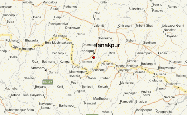map of janakpur 