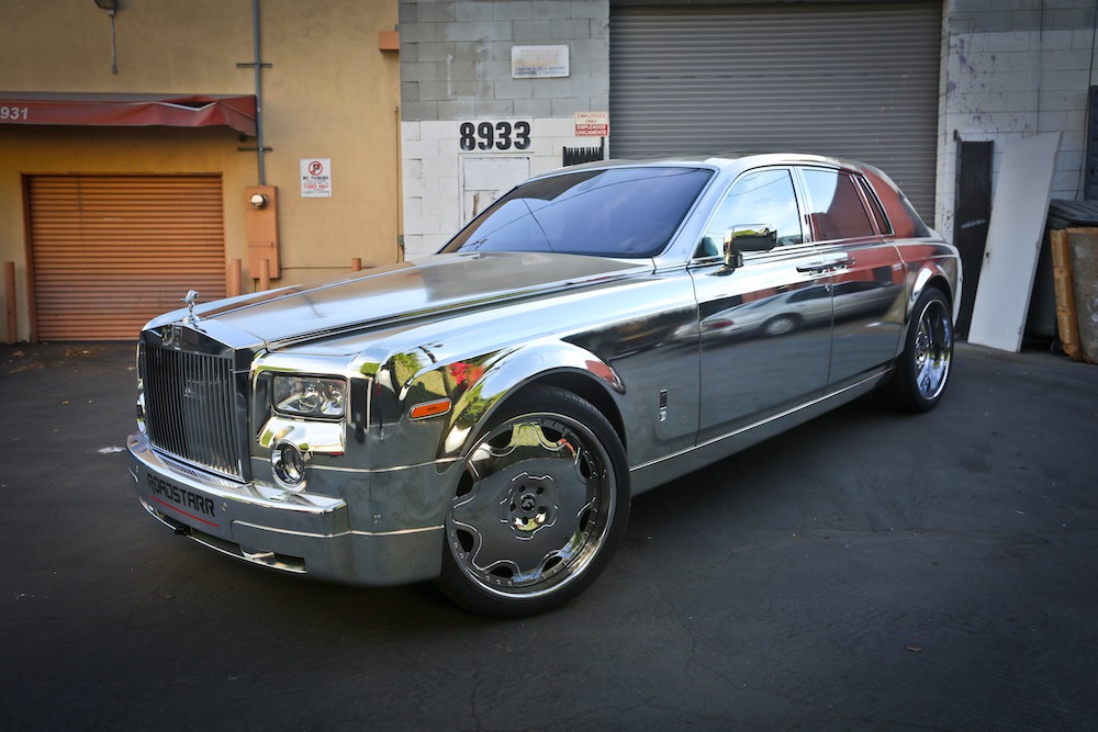 Designer creates diamond-encrusted gold shoes he claims are inspired by the  Rolls-Royce Phantom and tries to sell the monstrosities for £3,500