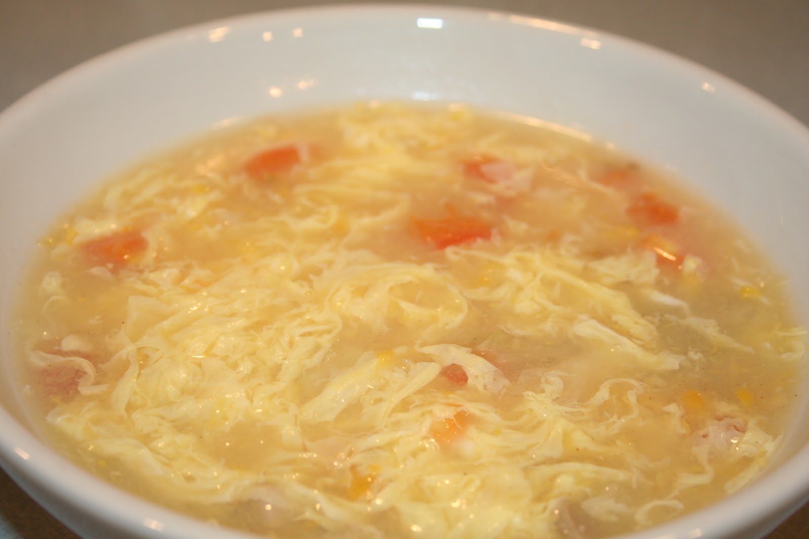 COOK WITH SUSAN Corn Egg Drop Soup aka Egg Flower Soup