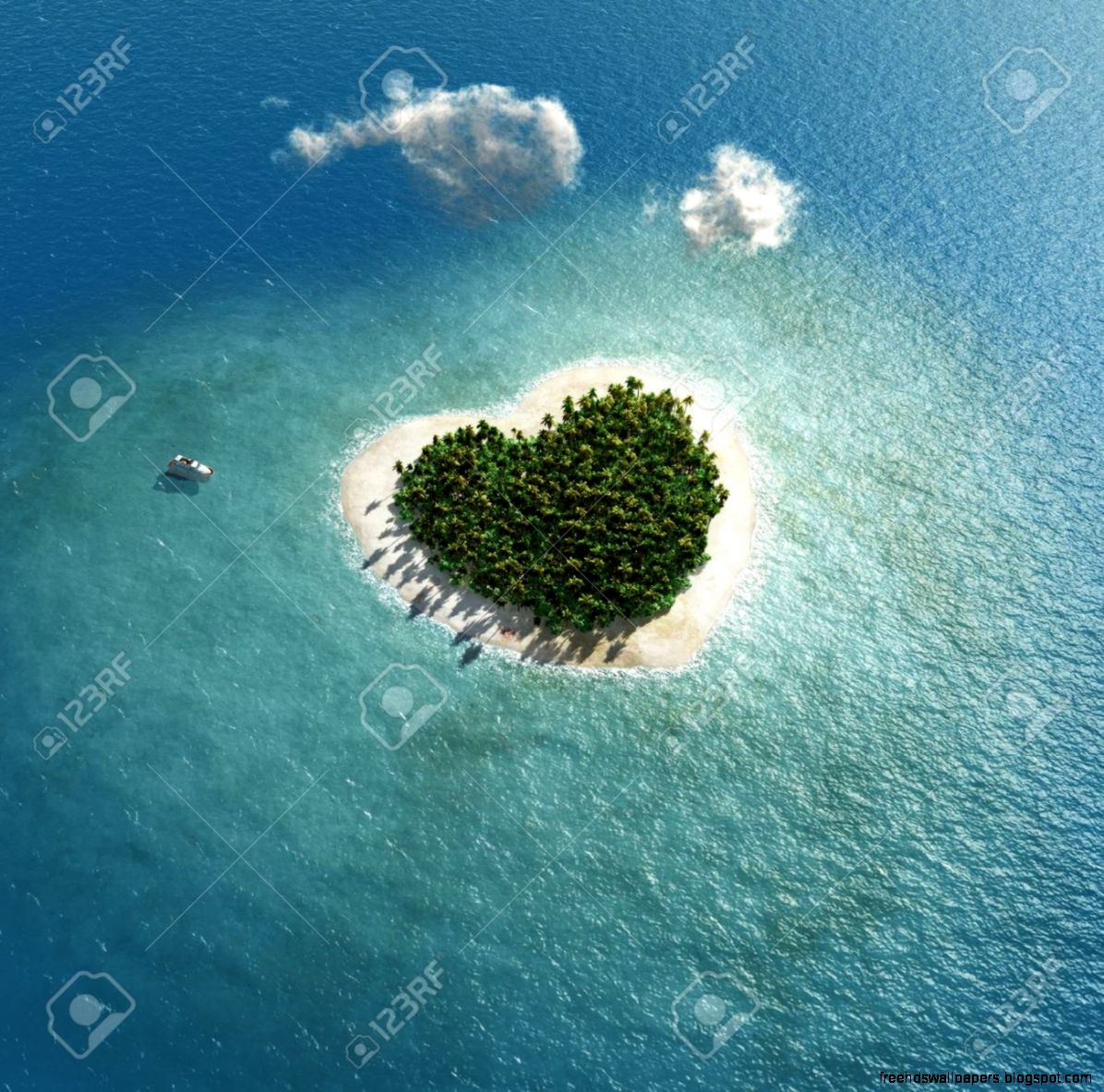 Heart shaped Tropical Island Stock Photo Picture And Royalty Free Heart shaped Tropical Island Stock Photo Picture And Royalty Free