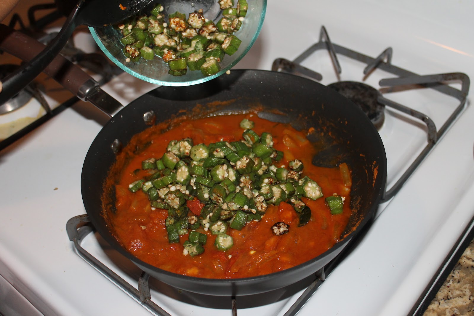 Okra Tamarind Curry South Indian Recipe.