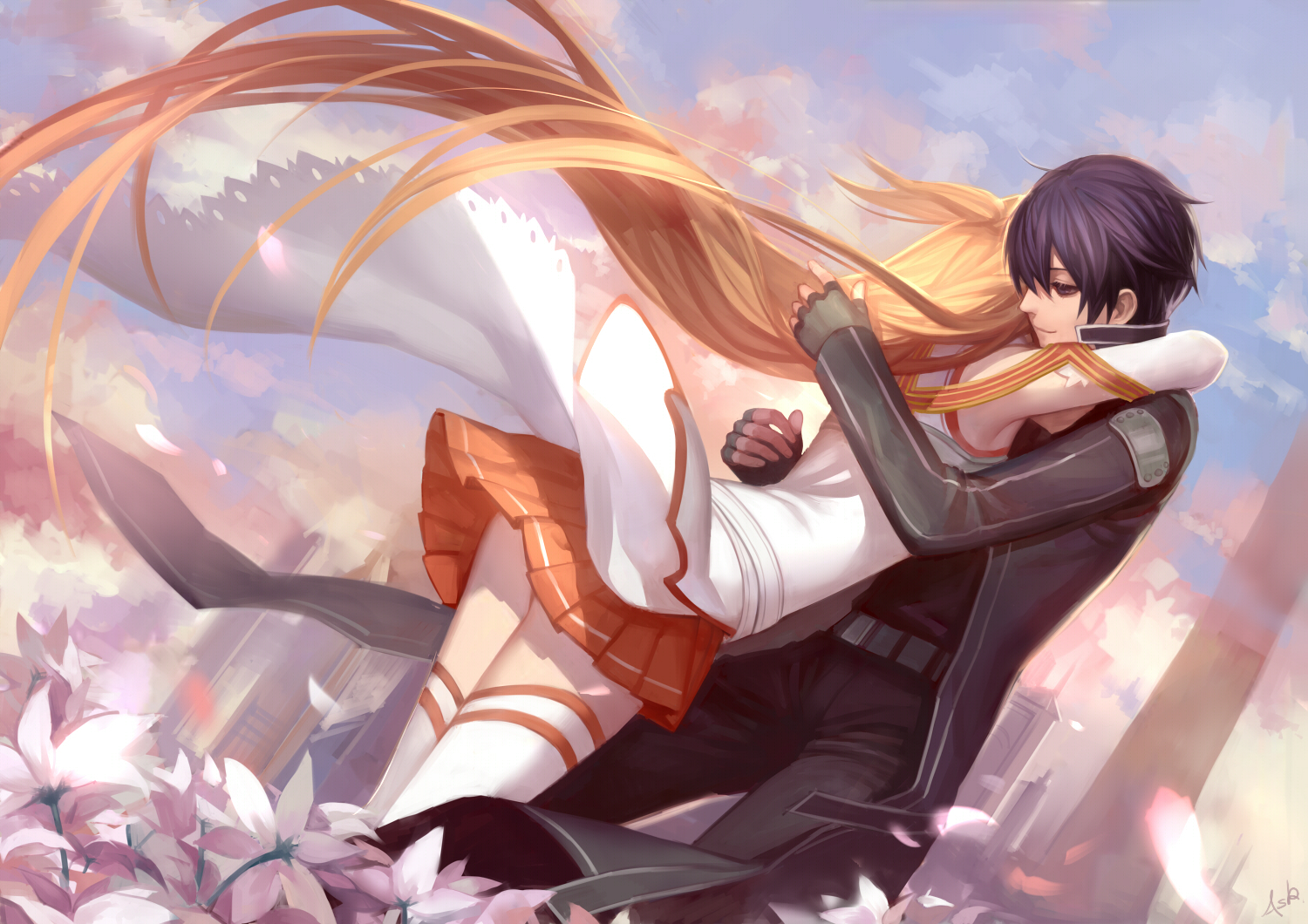 7. "Kirito and Asuna from Sword Art Online" - wide 4