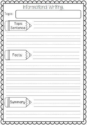 Pumpkin Themed Informational Writing for First and Second Graders