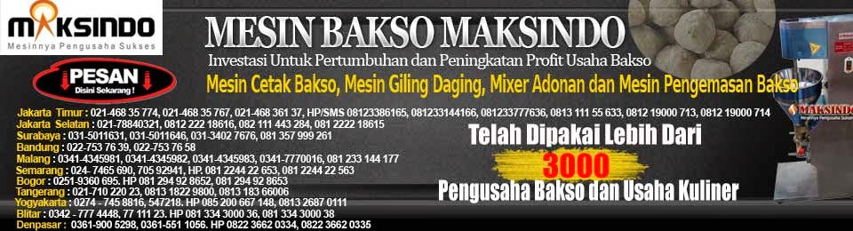 Mesin Bakso Maksindo