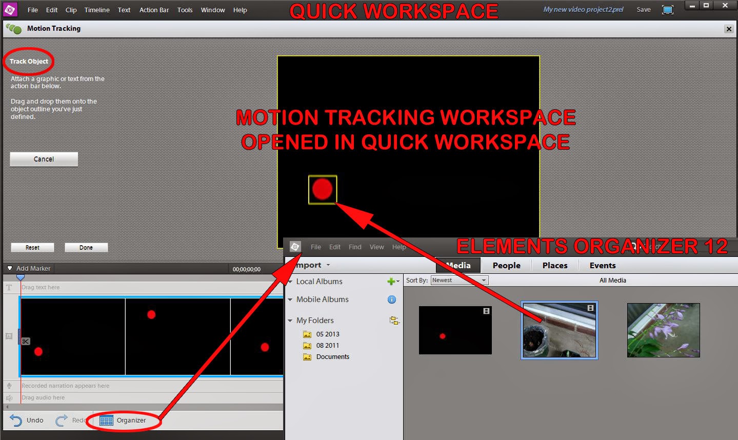 ATR Premiere Elements Troubleshooting PE12 Motion Tracking/What To