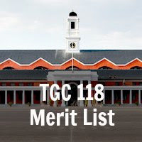 TGC 118 Merit List