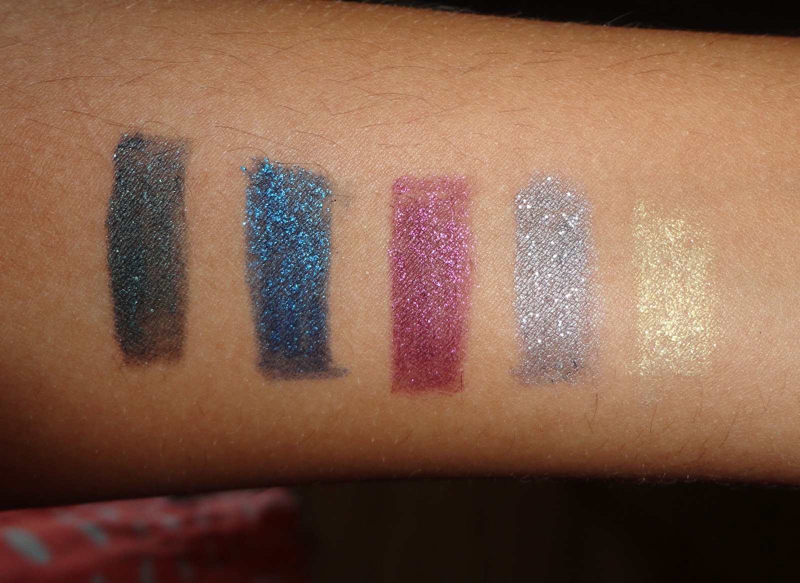 Marked Beauty Avon Glimmersticks Diamonds Eyeliner Review + Swatches