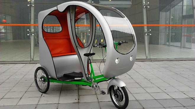 triciclo de transporte