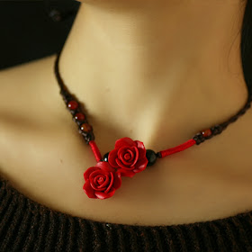  hand made necklace, beaded necklace, macramé necklace, necklaces
