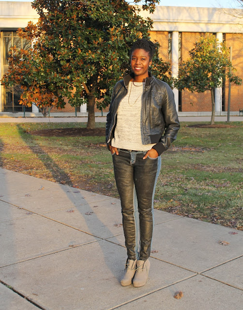 The Tell Tale Tasha How to Fake Leather Pants