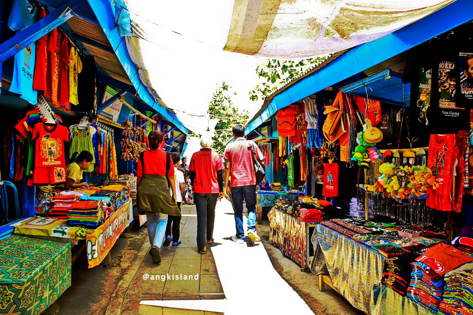 jual baju pasar di goa gong