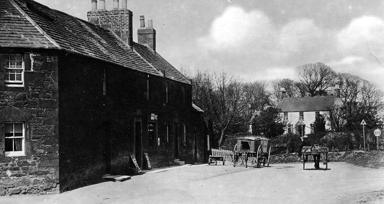Tour Scotland Photographs Old Photographs Inverkeilor Angus Scotland