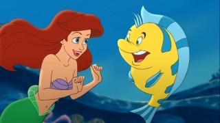 Ariel and Flounder The Little Mermaid 2 2000 animatedfilmreviews.blogspot.com