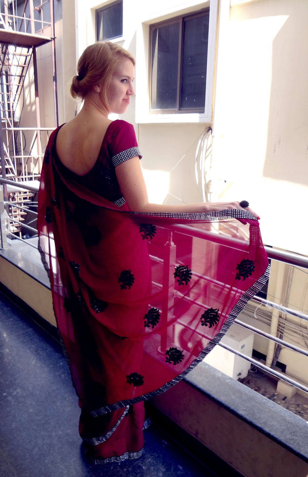 Americans In Saree