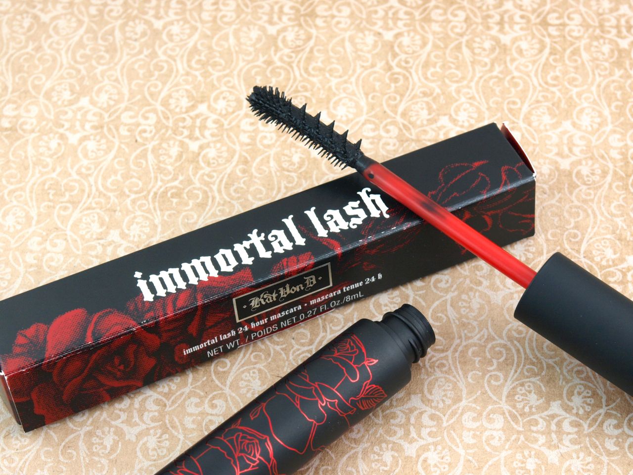 Kat Von D Immortal Lash 24 Hour Mascara: Review and Swatches