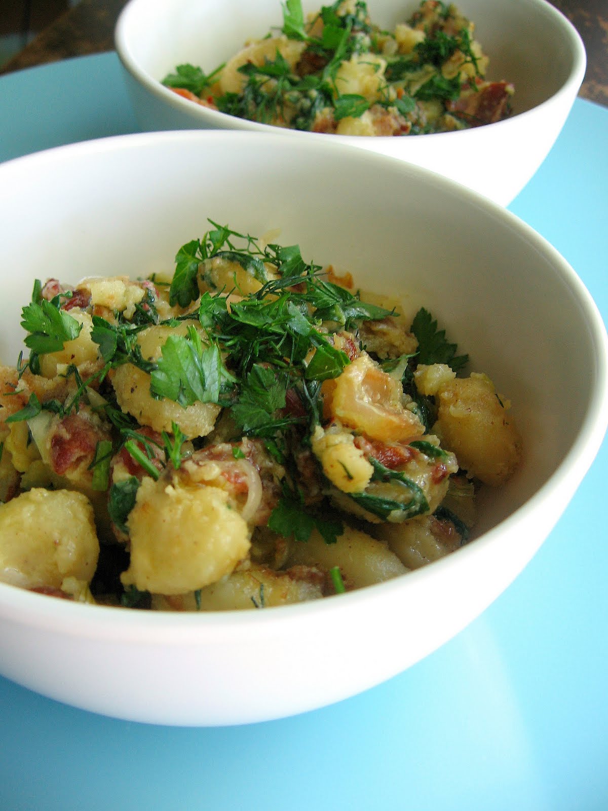 sweetsugarbean Pan Fried Gnocchi With Bacon and Cambozola