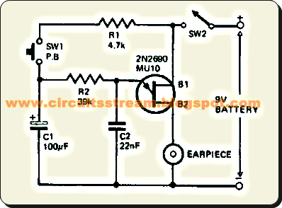  simple toy siren circuit diagram
