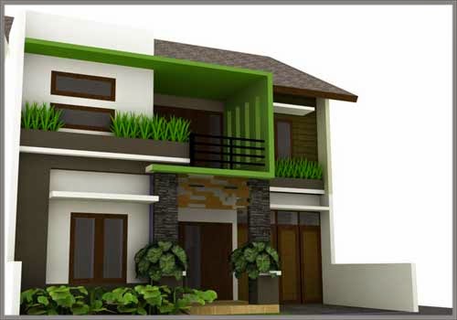 exterior Rumah Minimalis dengan Kombinasi Cat Warna Hijau exterior Rumah Minimalis dengan Kombinasi Cat Warna Hijau